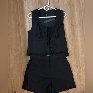 House of Harlow Matching Black Set